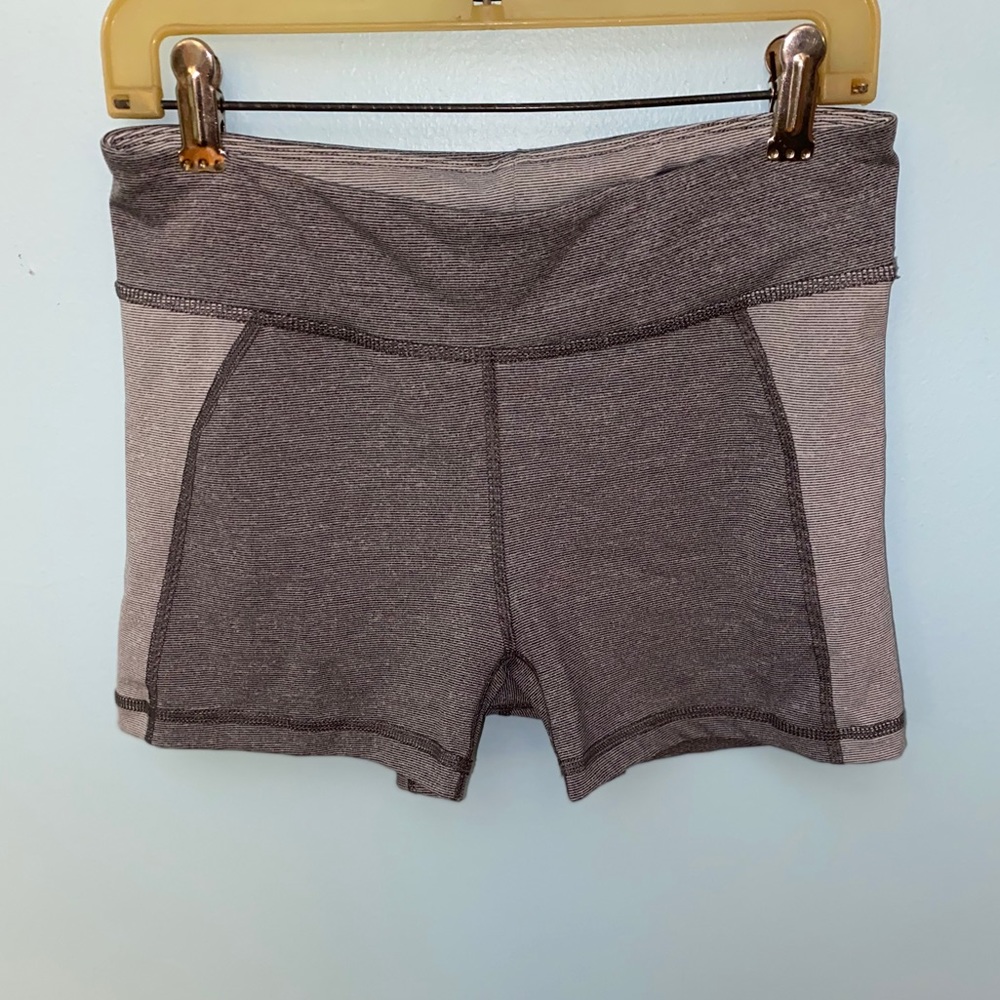 Grey compression shorts